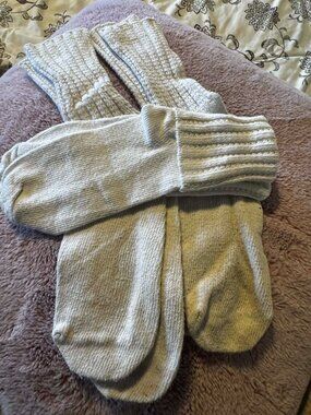 Woman's Vintage Textured Cuff Slouch Socks 3-pair